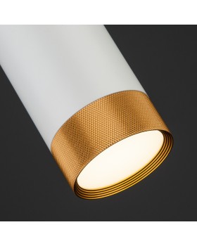 Подвесной светильник Eurosvet 50164/1 LED белый/золото-foto3