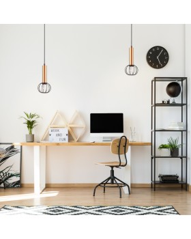 Подвесной светильник Eurosvet 50178/1 черный/бронза-foto2