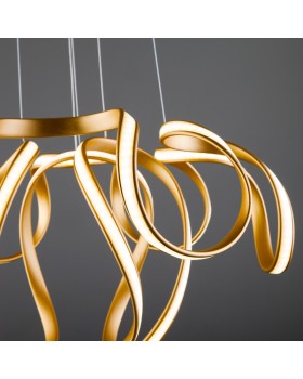 Подвесная люстра Eurosvet 90138/2 золото-foto2