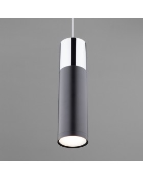 Подвесной светильник Eurosvet 50135/1 LED хром/черный-foto4