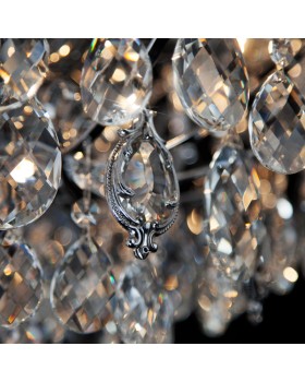 Подвесная люстра Eurosvet 10080/6 хром/прозрачный хрусталь Strotskis-foto4