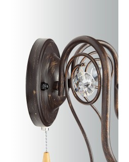 Бра Eurosvet 60018/2 черный с золотом-foto3