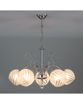 Подвесная люстра Eurosvet 30002/5 хром-foto2