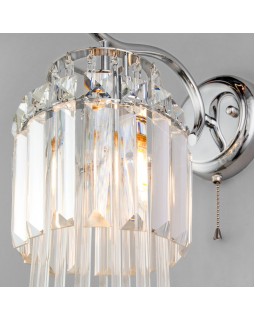 Бра Eurosvet 10119/1 хром/прозрачный хрусталь Strotskis-foto2