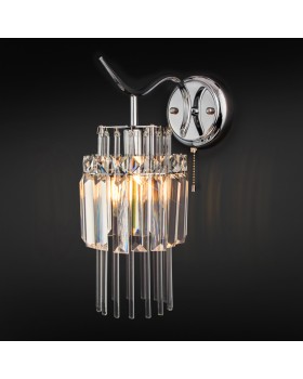 Бра Eurosvet 10119/1 хром/прозрачный хрусталь Strotskis-foto3