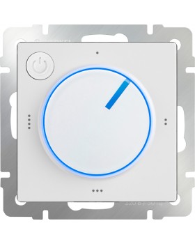 W1151101/ Электроустановочные изделия - Терморегулятор электромеханический для теплого пола (белый)-foto4