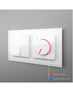 W1151101/ Электроустановочные изделия - Терморегулятор электромеханический для теплого пола (белый)-foto6
