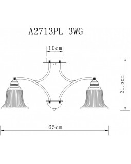 Люстра на штанге ARTE Lamp A2713PL-3WG-foto4