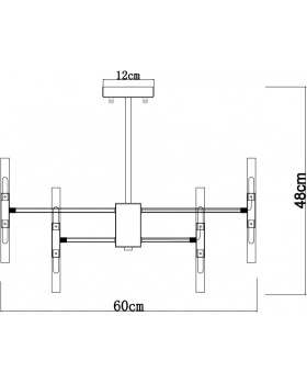 Люстра на штанге ARTE Lamp A7410PL-24CC-foto5