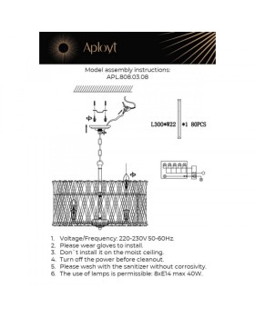 Подвесная люстра APLOYT APL.808.03.08-foto6