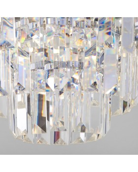 Подвесная люстра Eurosvet 10124/8 хром/прозрачный хрусталь Strotskis Smart (10113/8)-foto2