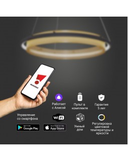 Подвесная люстра Eurosvet 90241/1 черный/ золото Smart-foto2