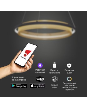 Подвесная люстра Eurosvet 90241/1 черный/ золото Smart-foto2