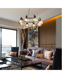 Подвесная люстра Eurosvet 70119/8 черный-foto2