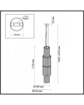 Каскадная люстра Odeon Light 4938/7-foto2