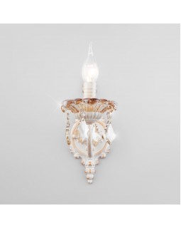 Бра Eurosvet 10118/1 белый с золотом/тонированный хрусталь Strotskis-foto2