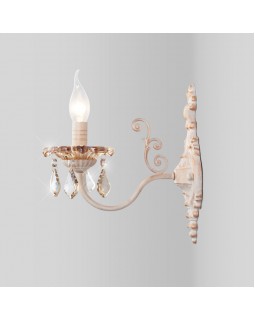 Бра Eurosvet 10118/1 белый с золотом/тонированный хрусталь Strotskis-foto4