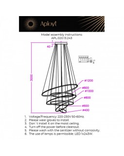 Подвесная люстра APLOYT APL.020.13.243-foto19
