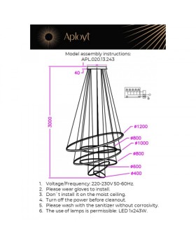 Подвесная люстра APLOYT APL.020.13.243-foto19