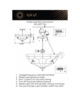 Люстра на штанге APLOYT APL.625.17.04-foto2