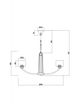 Подвесная люстра Freya FR5003PL-08B-foto2