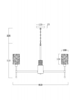 Подвесная люстра Freya FR5133PL-08CH-foto2
