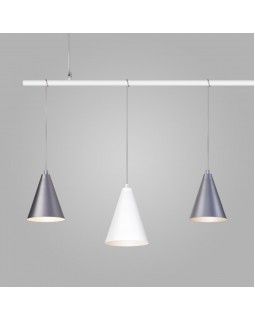 Подвесная люстра Eurosvet 50088/5 белый/серебро-foto5