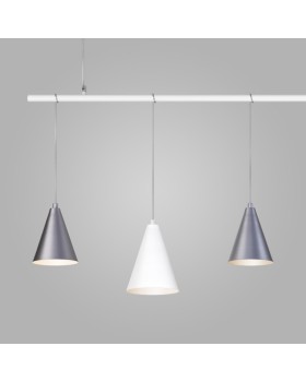 Подвесная люстра Eurosvet 50088/5 белый/серебро-foto5