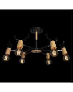 Люстра на штанге LOFT IT 10024/6 Black-foto2