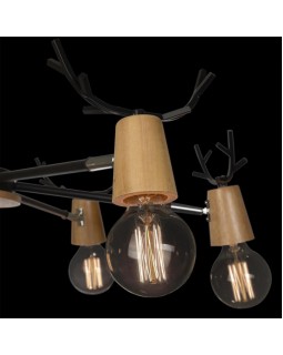 Люстра на штанге LOFT IT 10024/6 Black-foto4