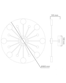 Люстра на штанге DeMarkt 632016808-foto11