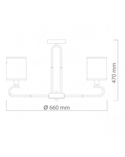 Люстра на штанге DeMarkt 667012106-foto11