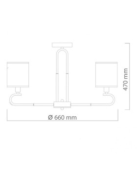 Люстра на штанге DeMarkt 667012106-foto11