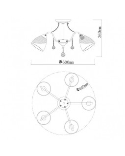 Люстра на штанге DeMarkt 315014905-foto11