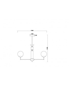 Люстра на штанге Freya FR5185PL-06BS-foto2
