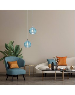 Подвесной светильник Eurosvet 50221/1 голубой-foto4