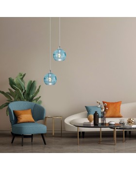 Подвесной светильник Eurosvet 50221/1 голубой-foto4