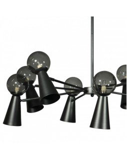 Люстра на штанге LOFT IT 10046/8 Black-foto4