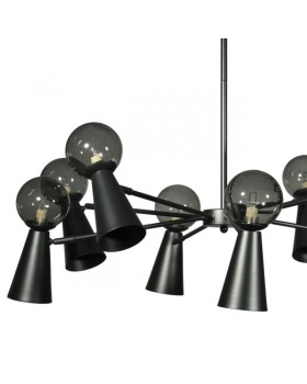 Люстра на штанге LOFT IT 10046/8 Black-foto4