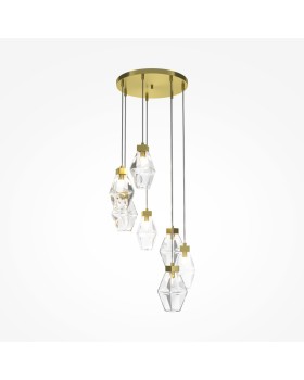 Люстра на штанге Maytoni MOD325PL-07G-foto2