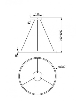 Подвесной светильник Maytoni MOD058PL-L42B3K-foto2