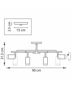Люстра на штанге Lightstar LR7183080-foto2