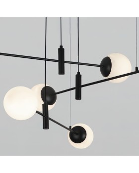 Подвесная люстра Eurosvet 70146/6 черный-foto2