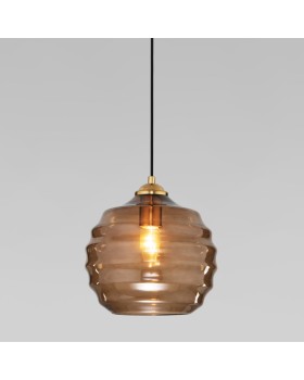 Подвесной светильник Eurosvet 50239/1 коньячный-foto2