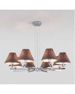 Подвесная люстра Eurosvet 60136/8 хром/графит-foto3