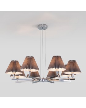 Подвесная люстра Eurosvet 60136/8 хром/графит-foto3