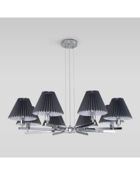 Подвесная люстра Eurosvet 60136/8 хром/графит-foto4