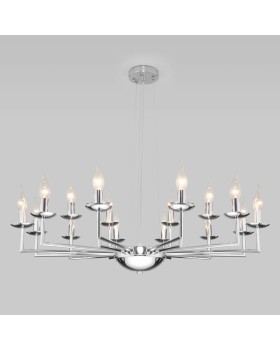 Подвесная люстра Eurosvet 60150/18 хром-foto4