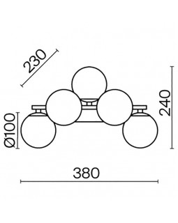 Бра Maytoni MOD547WL-05B-foto5