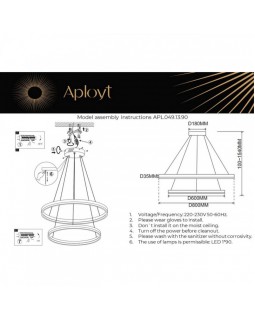 Каскадная люстра APLOYT APL.049.13.90-foto16